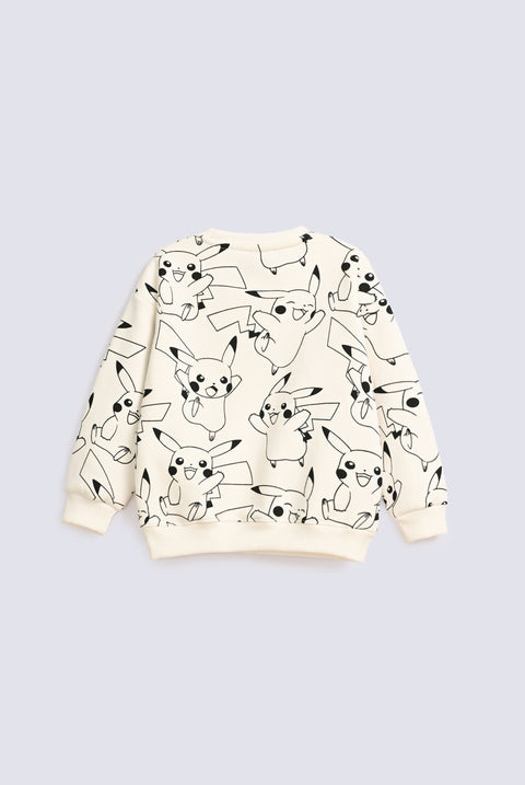 BOYS DROP SHOULDER PIKACHU SWEATSHIRT