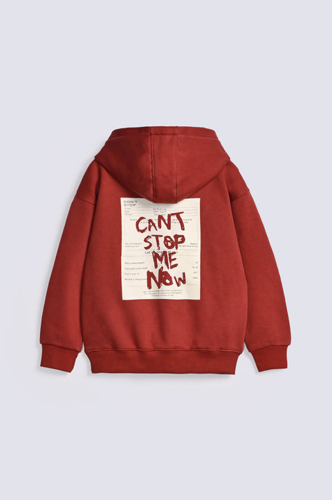 BOYS CUT & SEW HOODED TOP