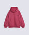 GIRLS BASIC ZIPPED HOODED TOP