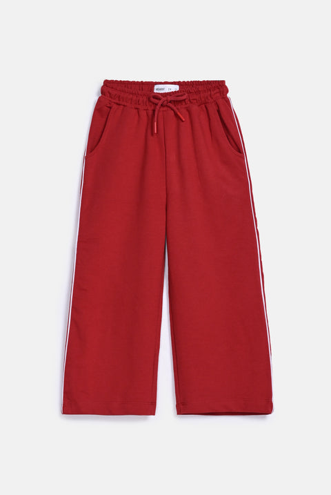 GIRLS WIDE LEG TROUSER WITH PIPING