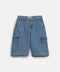 BOYS 3-QUARTER CARGO DENIM