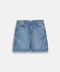 GIRLS STAR PATCH DENIM SHORTS