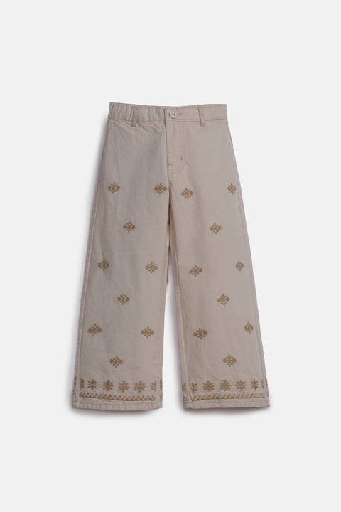 GIRLS EMBROIDERED PANTS