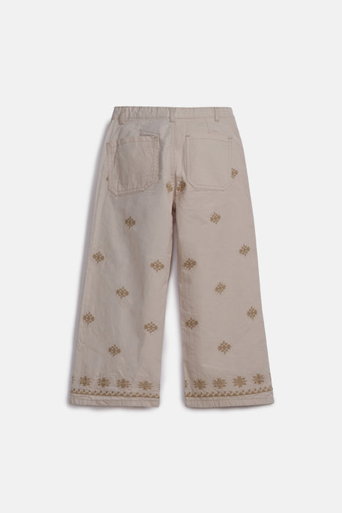 GIRLS EMBROIDERED PANTS