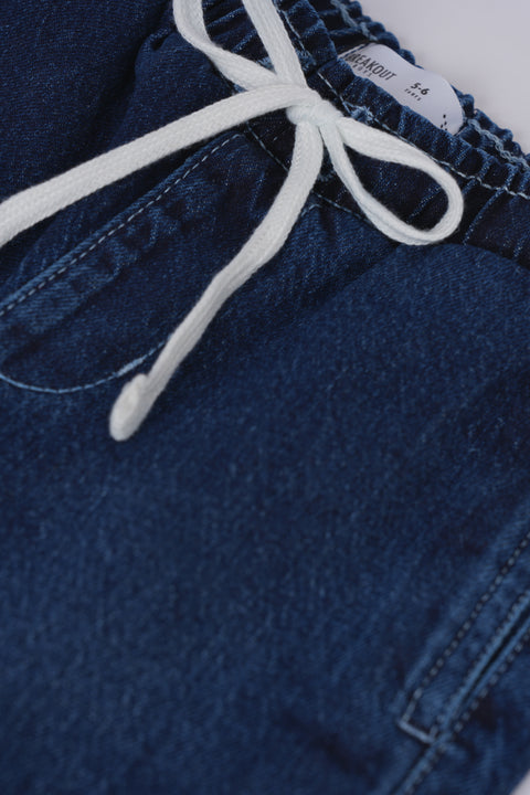 BOYS LOOSE PATCH POCKET DENIM