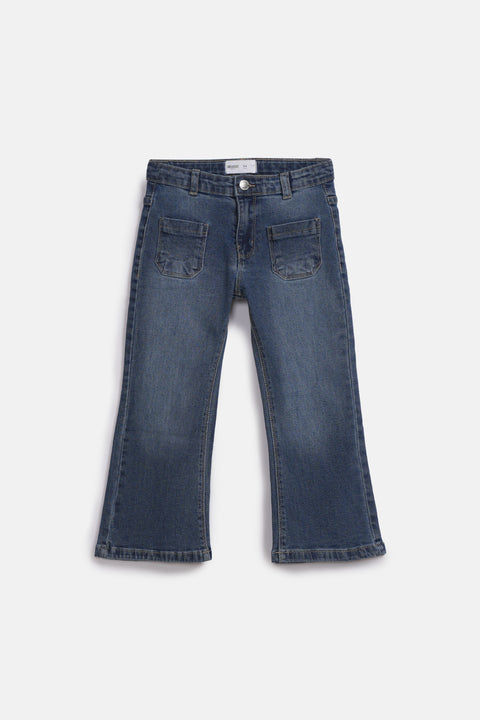 GIRLS FLARED FIT DENIM