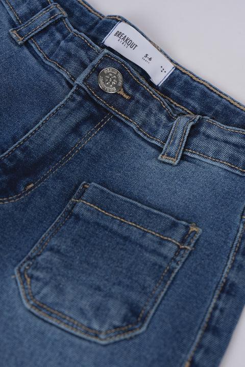 GIRLS FLARED FIT DENIM