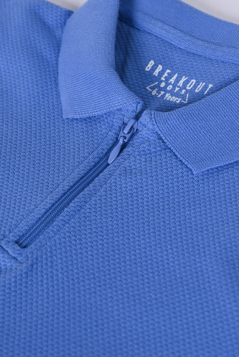 BOYS TEXTURED POLO