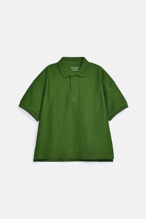 BOYS HERRINGBONE KNIT POLO