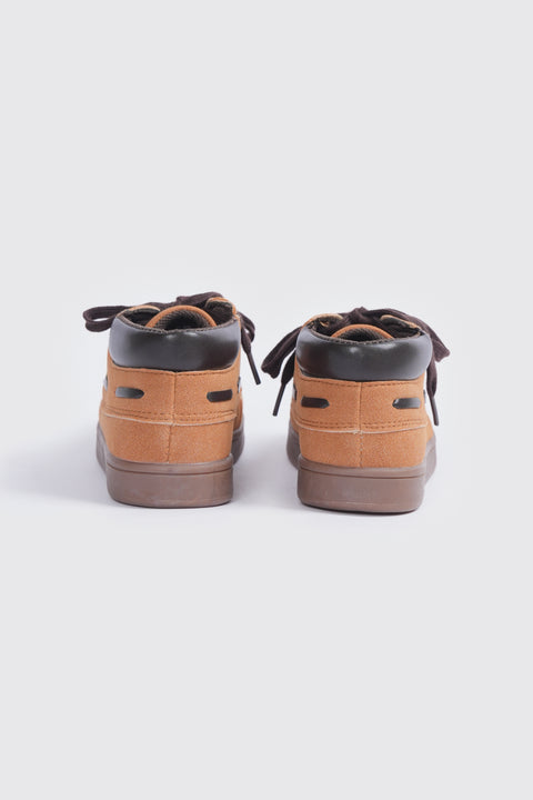 BOYS HIGH TOP SUEDE BOOTS
