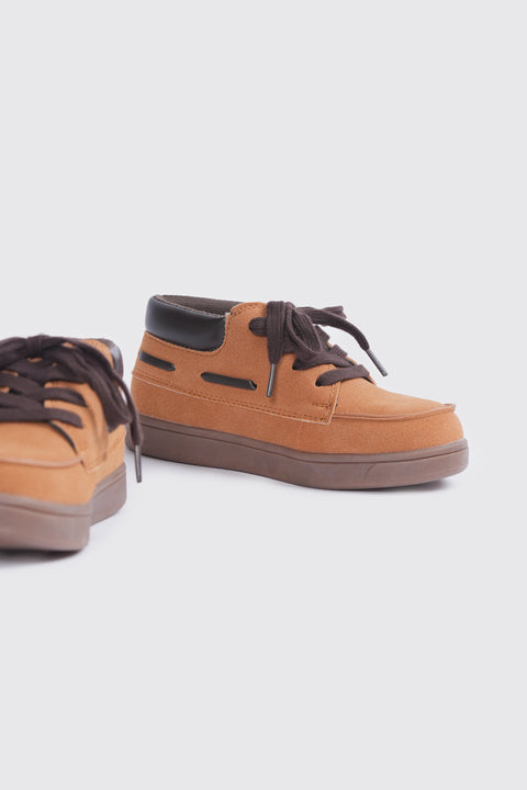 BOYS HIGH TOP SUEDE BOOTS