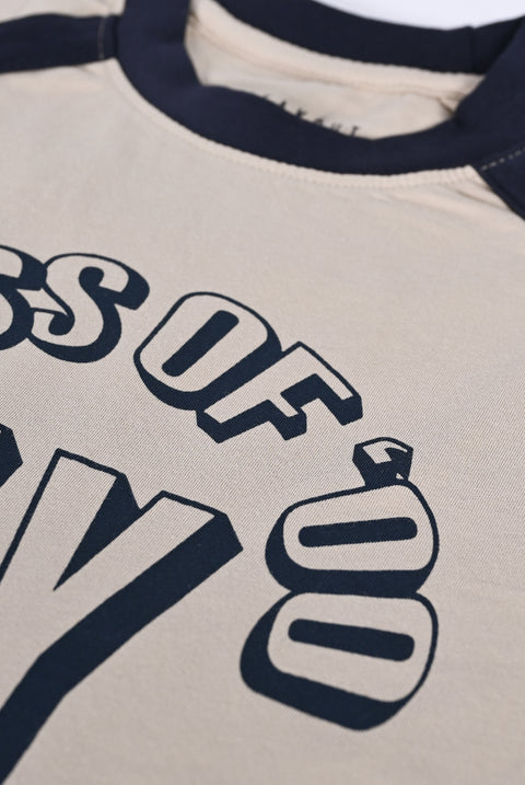 BOYS CONTRAST TRIM TEE