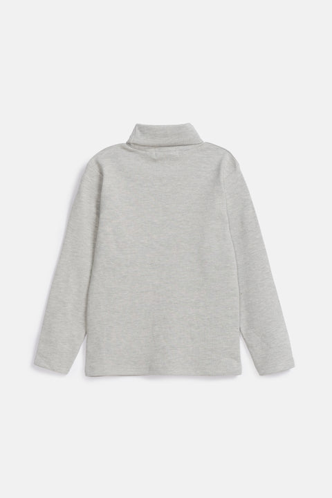BOYS BASIC HIGH NECK T-SHIRT