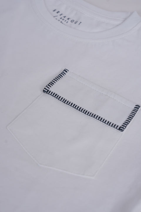BOYS POCKET DETAIL TEE