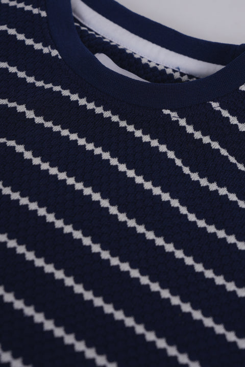 BOYS SPECIAL KNIT STRIPED TEE