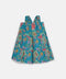 GIRLS FLORAL PRINTED DRESS WITH STRIP