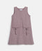 GIRLS SLEEVELESS CARGO POCKET DRESS