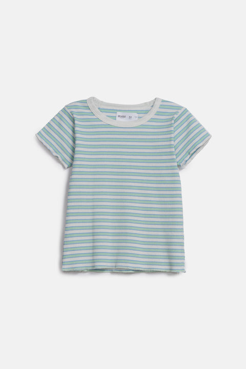 GIRLS STRIPED T SHIRT