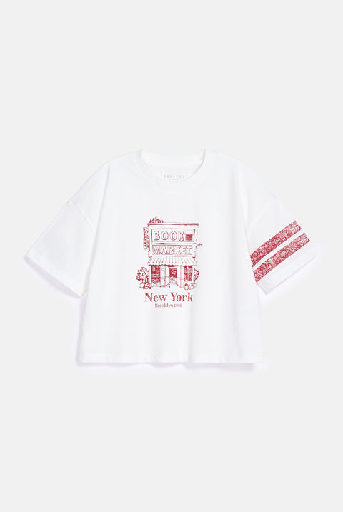 GIRLS BOXY GRAPHIC TEE
