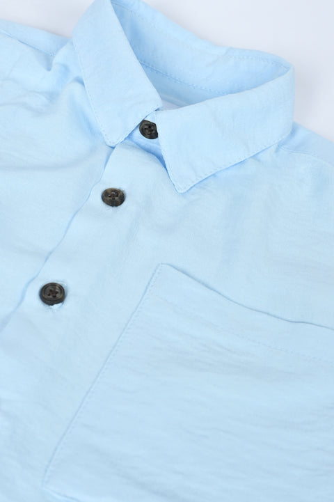 BOYS TEXTURED SHIRT