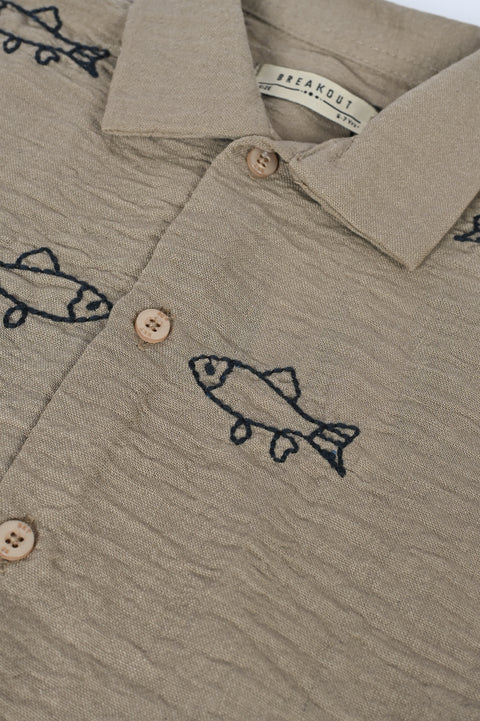 BOYS EMBROIDERED SHIRT