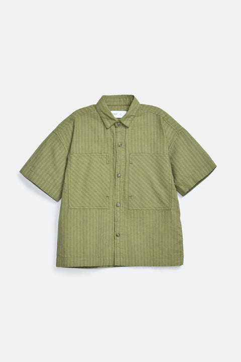 BOYS STRIPED DOUBLE POCKET SHIRT
