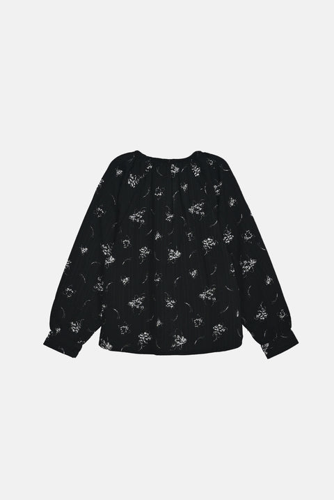 GIRLS ABSTRACT FLORAL PRINT TOP
