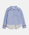 GIRLS STRIPERED BUTTON DOWN SHIRT