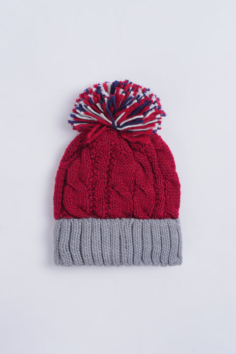 BOYS CABLE KNITTED CAP