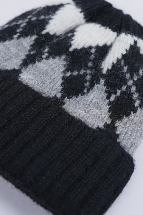 BOYS JACQUARD KNITTED CAP