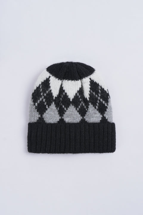BOYS JACQUARD KNITTED CAP