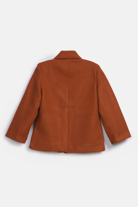 BOYS DOUBLE BREASTED WOOL BLAZER