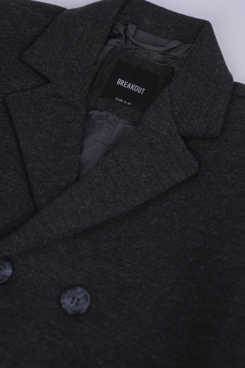 BOYS WOOL BLEND LONG COAT