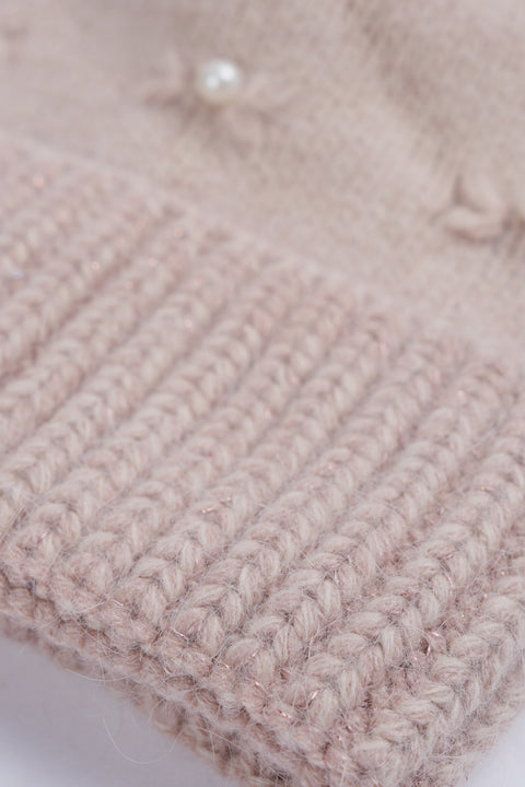 GIRLS EMBELLISHED KNITTED CAP