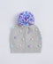 GIRLS POM POM KNITTED CAP