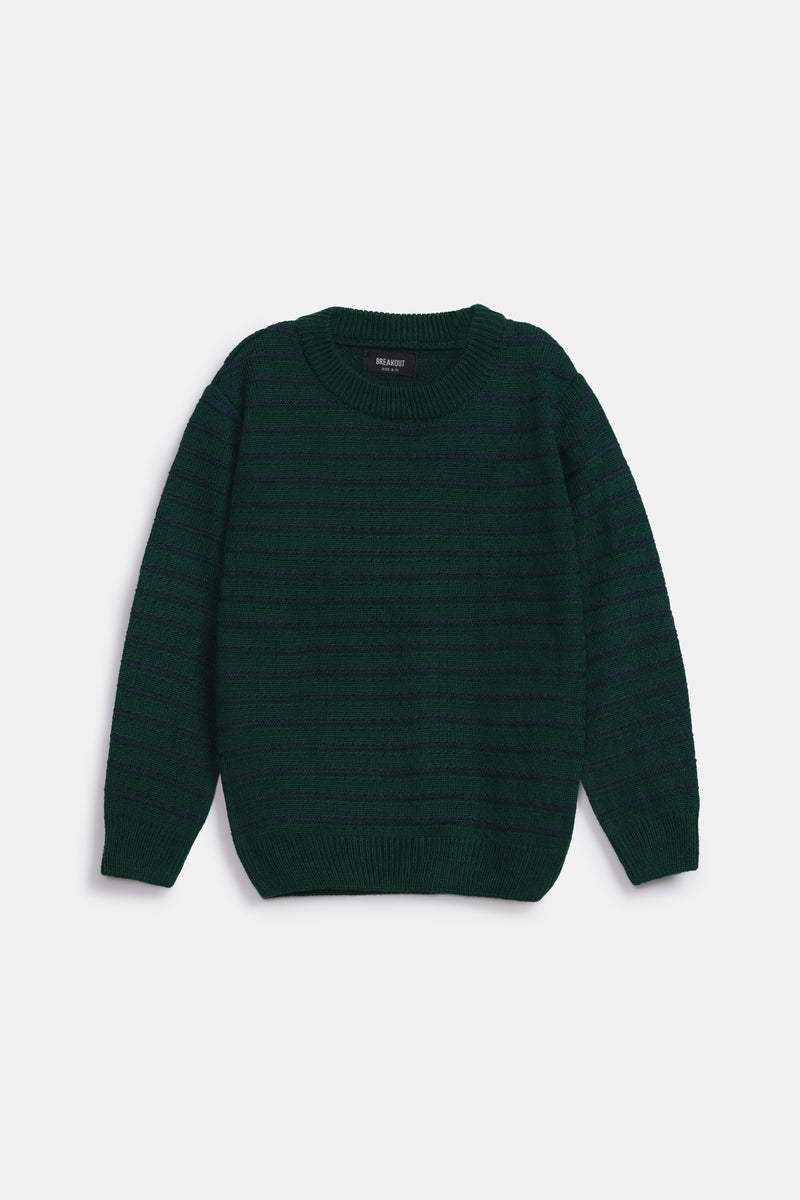 BOYS TURKISH ACRYLIC STRIPED SWEATER