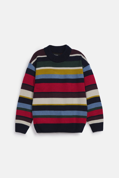 BOYS TURKISH ACRYLIC STRIPED SWEATER
