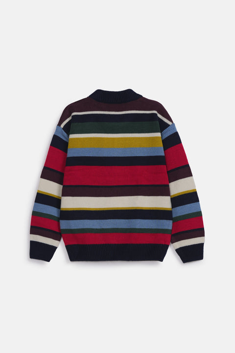 BOYS TURKISH ACRYLIC STRIPED SWEATER