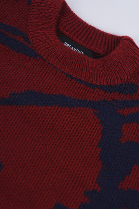 BOYS TURKISH ACRYLIC JACQUARD SWEATER