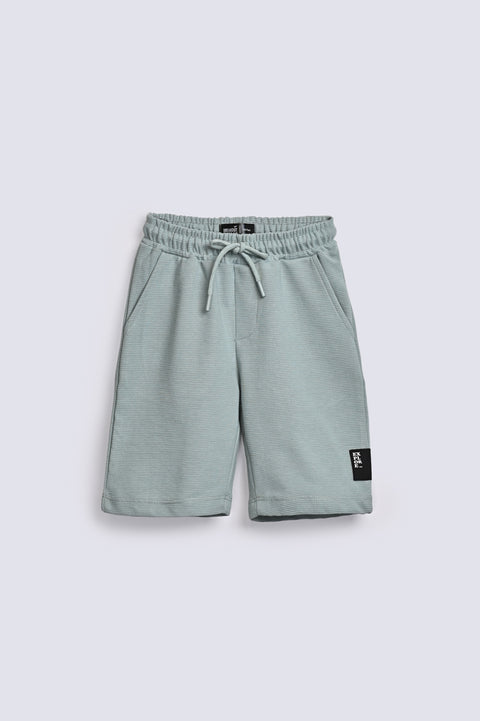BOYS TEXTURED FABRIC SHORTS