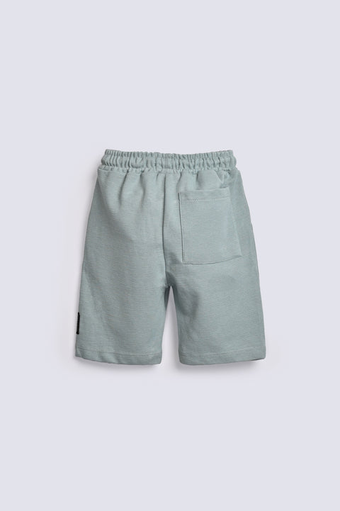 BOYS TEXTURED FABRIC SHORTS