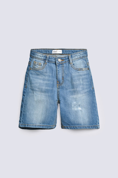 BOYS RIPPED DENIM SHORTS