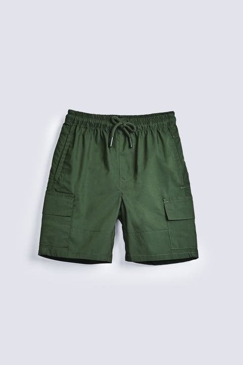 BOYS CARGO POCKET TWILL SHORTS