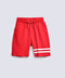 BOYS STRIPER PRINT KNIT SHORTS