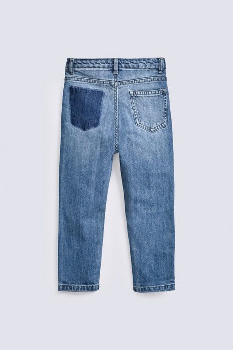 BOYS RIPPED DENIM