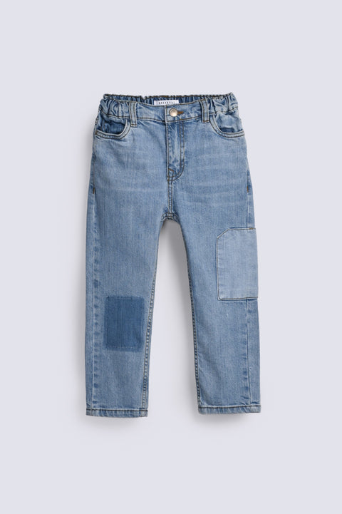 BOYS PATCH DETAIL DENIM