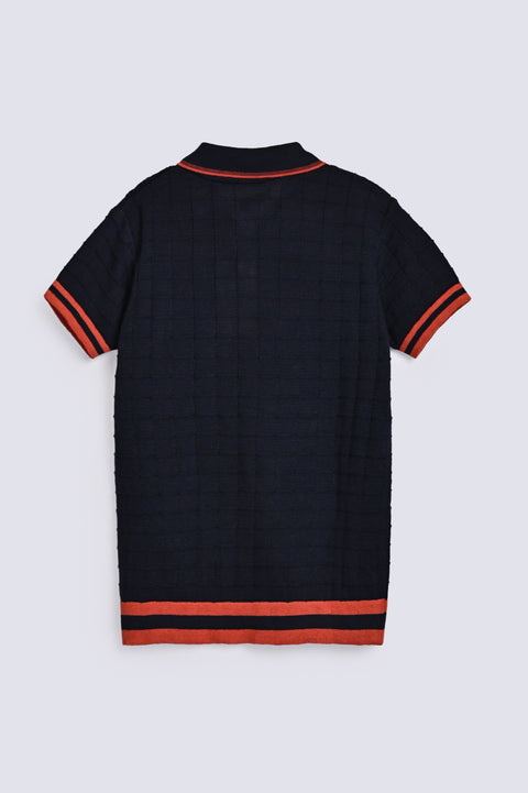 BOYS SWEATER KNIT POLO