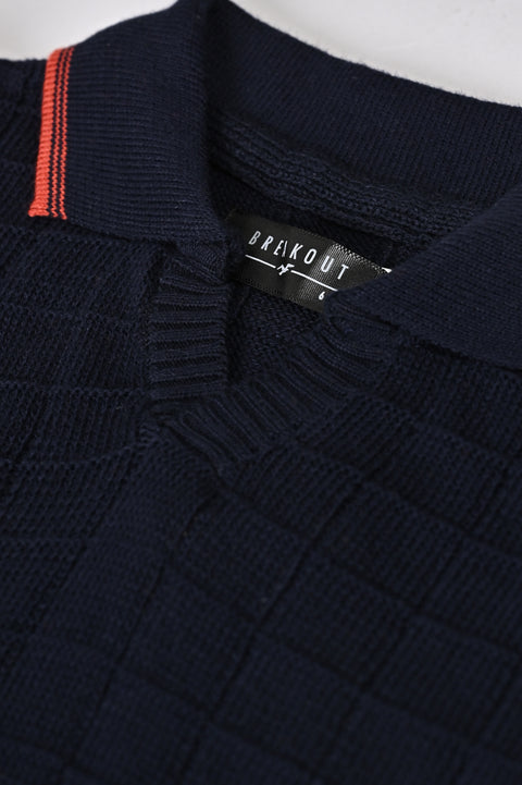 BOYS SWEATER KNIT POLO