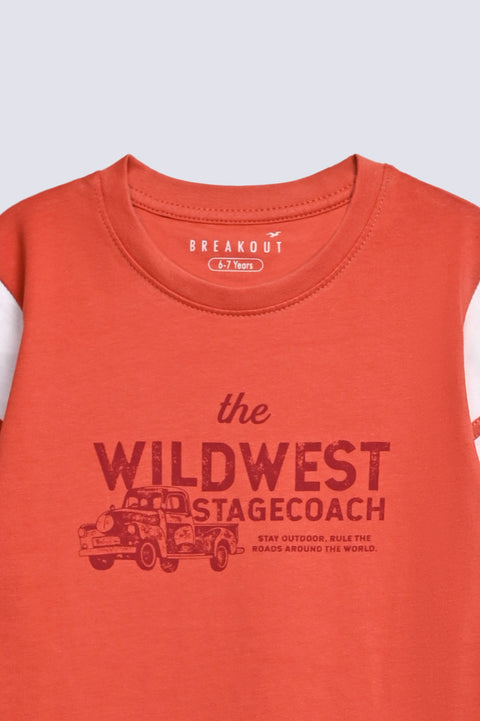 BOYS WILDWEST PRINT TEE