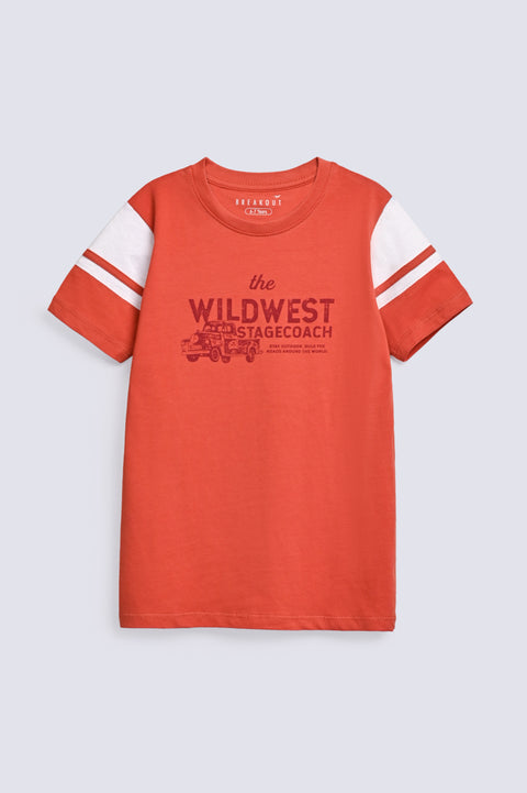 BOYS WILDWEST PRINT TEE